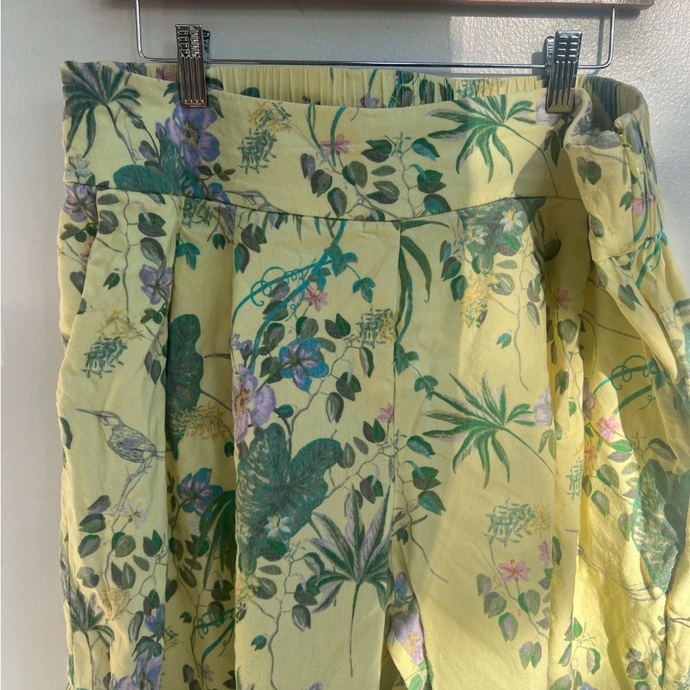 INC International Concepts Floral Maxi Skirt - Yellow and Green